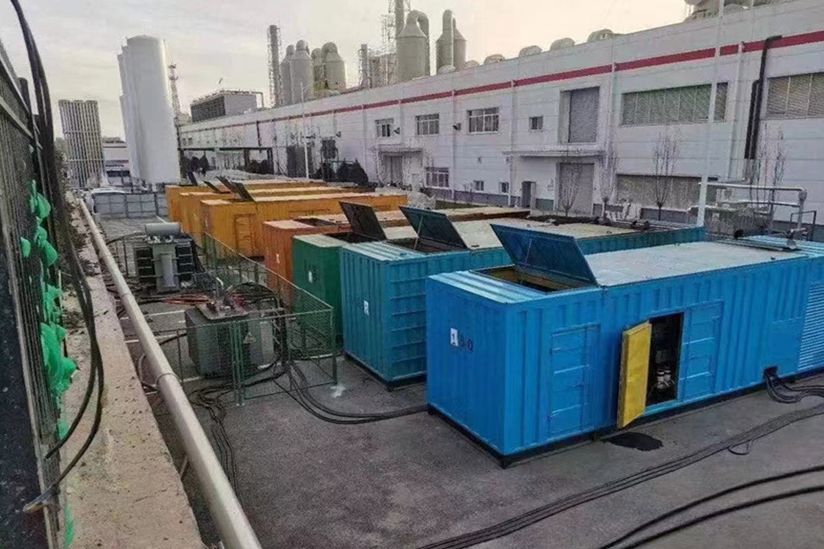 且末发电机租赁施工现场